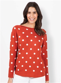 Darling Spots Sweater