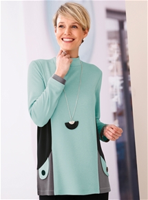 Contrast Skivvy Tunic