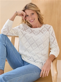 Cotton Crochet Jumper