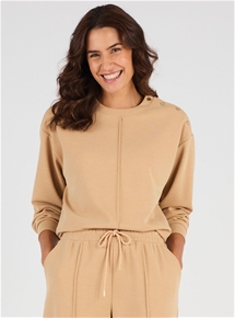 Seamed Front Sweatshirt