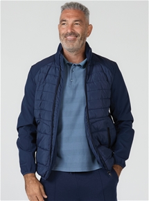 Mens Thermolactyl Zip Up Quilted Jacket