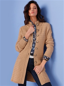 Basket Weave Knit Cardigan