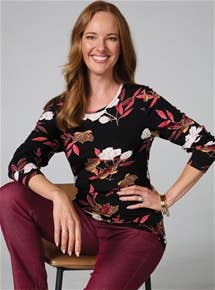Floral Print Tee