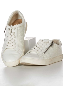 Amortyl Embossed Leather Sneaker